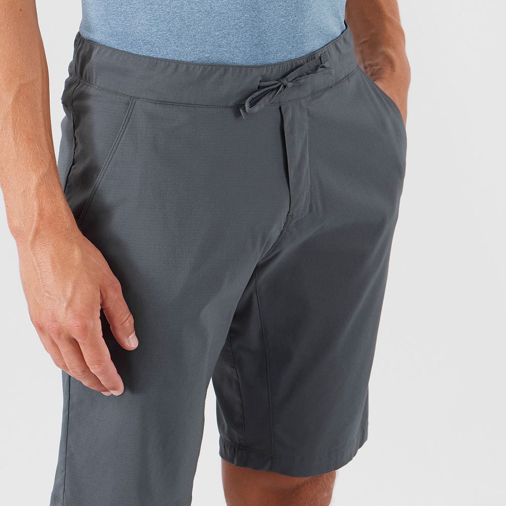 Salomon Israel EXPLORE M - Mens Shorts - Dark Gery (FQZJ-31726)